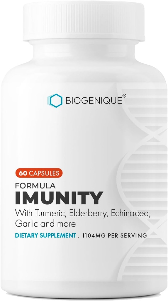 Formula Immunity, Vitamin C, E, B6, Zinc, Immune Support Supplement with Vitamins & Minerals, Supports a Healthy Immune System 60 Capsules - Made in USA - Vegan, Non-GMO, Gluten Free