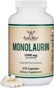 Monolaurinの免疫サポートはサービングごとの1,000mg、210のカプセル(安全な、非GMO、グルテンフリーを始めて下さい)大人のための免疫のブースター、二重木による免疫システム防衛を補います