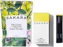SAKARAプロテイン+グリーンスーパーパウダー&エネルギーエフェッテルビセント - オーガニックプロテインパウダー&グリーンパウダー、精製砂糖無料電解パウダー