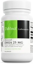 DAVINCI Labs Micronized DHEA 25 mg - 免疫システム、甲状腺の健康と健康なホルモンレベルをサポートする栄養補助食品* - 25 mgの微粉化DHEA - グルテンフリー - 90ベジタリアンカプセル