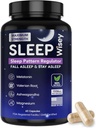 ウィジーナチュラルスリープエイド - 健康な眠りとリラックスを促進 - バレリアン、メラトニン、マグネシウム、アシュワガンダ - ノンハビット成形 - 60カプセル