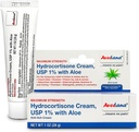 Hydrocortisone Cream – 1 Ounce Eczema Cream with Aloe Vera – Premium Anti Itch Cream Extra Strength – Ideal for Rashes, Itchiness, Insect Bites, Dermatitis, Detergents, Jewelry