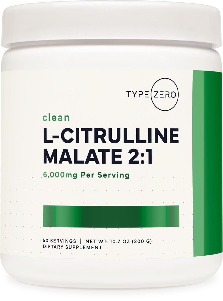 タイプ ゼロ L-Citrulline のマレートの粉 2:1 6X (300g   6000mg サービングごとの   Unflavored)超きれいな L シトルリン、ニトリ 酸化物ブースター、事前ワークアウト - Nitrous 酸化物のバソディレータの補足
