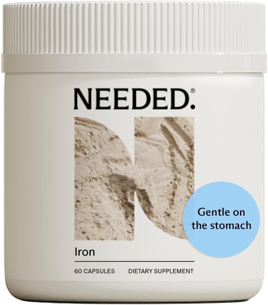 Needed. Prenatal Iron Supplement - Pregnancy, Breastfeeding, Postpartum - Aids Energy, Birth Weight & Baby's Neural Development - Non-Constipating & Gentle on Stomach - Flexible Dosing for Pregnancy