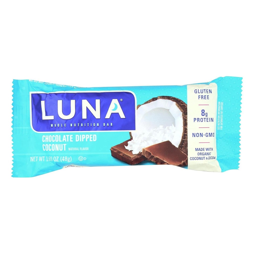 Clifバールナバー - オーガニックチョコレート浸漬ココナッツ - 15のケース - 1.69 Oz