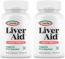 Liverite Liver Aid with Milk Thistle 2-Pack 150 カプセル(合計300)、Liver サポート、Liver Cleanse、Liver Care、エネルギーの改善