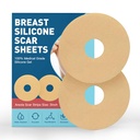 Breastのシリコーンの傷シート テープ、Brast 6のパックのためのシリコーンの傷の取り外しシート、傷のための外科の後の Breast の減少、傷の処置のためのbreast の拡張のポストの外科用品