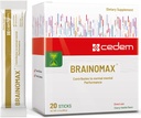 スイスBRAINOMAX 20の粉の棒、頭脳のブスターの補足、Citicoline、NアセチルLカルニチン、記憶および焦点、認知サポートのためのNootropicの頭脳の補足が付いているチェリーVanillaの味
