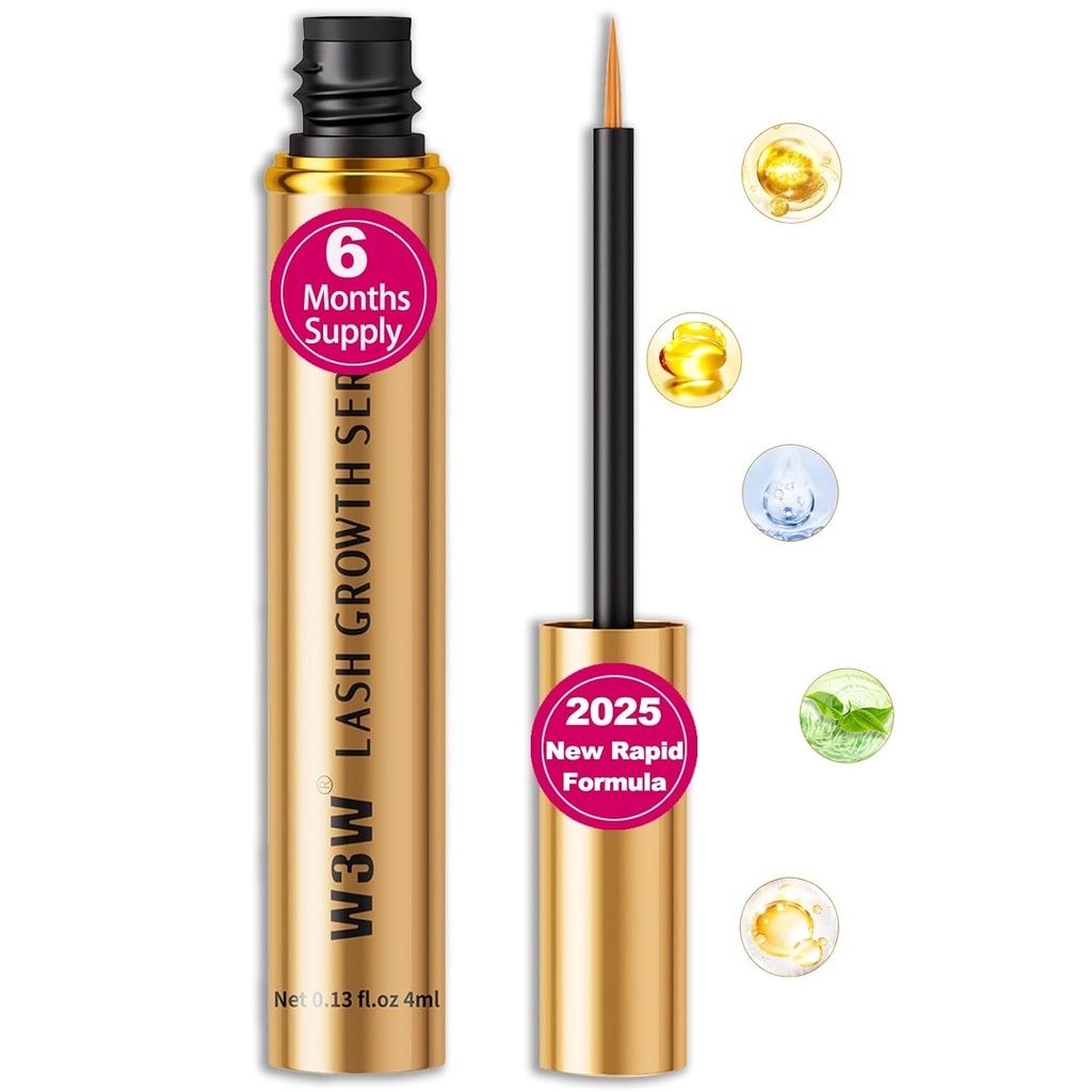 Lashの血清、2025は、より強く、健康な発疹、Eyebrowの成長の血清、自然な原料(改善されたLashのSurem)のための急速なまつげの成長の血清を改良しました
