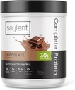 Soylent完全な蛋白質の粉、チョコレート、筋肉成長および回復のための30g蛋白質の揺れ、BCAAs、DHA、MCT、28のビタミン及び鉱物、ゼロ砂糖、グルテンフリーのグルテンフリー、ビーガン-1.25lb
