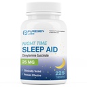 ピュアゲンラボ ドキシルアミン酸エステル25mg | 夜間睡眠補助剤 | 安全で効果的 | 睡眠補助剤の形成の禁止 | 米国製 | 225錠
