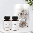 ANYA Multivitamin + 授乳ティーバンドル 女性の産後のエッセンシャル、母乳育児のための産後のサプリメント