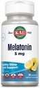 KALのMelatonin 5mgの睡眠の援助のロゼンジ、Melatoninの補足は睡眠の質、Calmingの弛緩および健康な睡眠周期を、加えられたビタミンB6、ベジタリアン、自然なレモン味、30のロゼンジを支えます