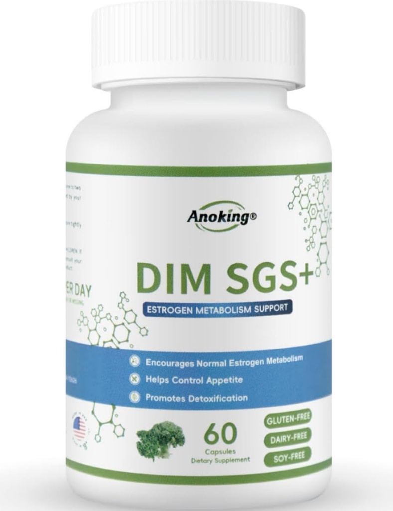 ホルモンバランスのためのDIMの補足、200のmg、25のmg SGS、ビーガン、60のカプセル
