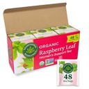 従来の薬用茶、有機ラズベリーの葉、Easesの月経の穀物は、健康な妊娠、48の茶袋を支えます(3パック)