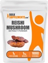 BulkSupplements.com Reishiキノコエキスパウダー - Reishiマッシュルームパウダー、全般的なウェルビーイングのためのサプリメント - グルテンフリー、サービングあたり1g、1kg(2.2ポンド)(1パック)