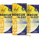 RESCUEのバッハの睡眠の液体の溶解、自然なオレンジ バニラの味、自然な睡眠の援助、圧力救助、ホメオパシーの花のEsence、メラトニン、非アルコール、3のパック、28の計算の各放して下さい