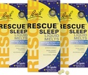 RESCUEのバッハの睡眠の液体の溶解、自然なオレンジ バニラの味、自然な睡眠の援助、圧力救助、ホメオパシーの花のEsence、メラトニン、非アルコール、3のパック、28の計算の各放して下さい