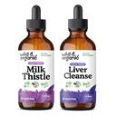 ワイルド&オーガニックミルクアザミ4 fl oz & 肝臓クレンジング チンキ 4 fl oz
