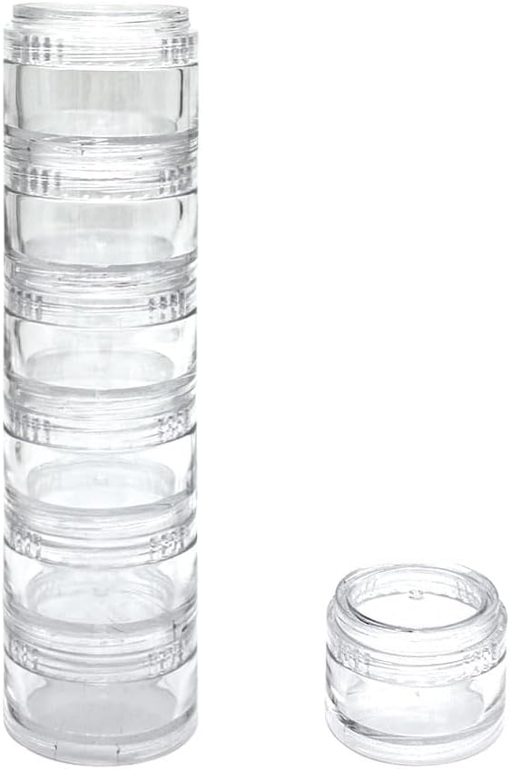 HaiSea Weekly Travel Pill Planner-Monthly Pill Organizer, Daily Month Pill Box-Separate AM/PM Compartments Colors Vary