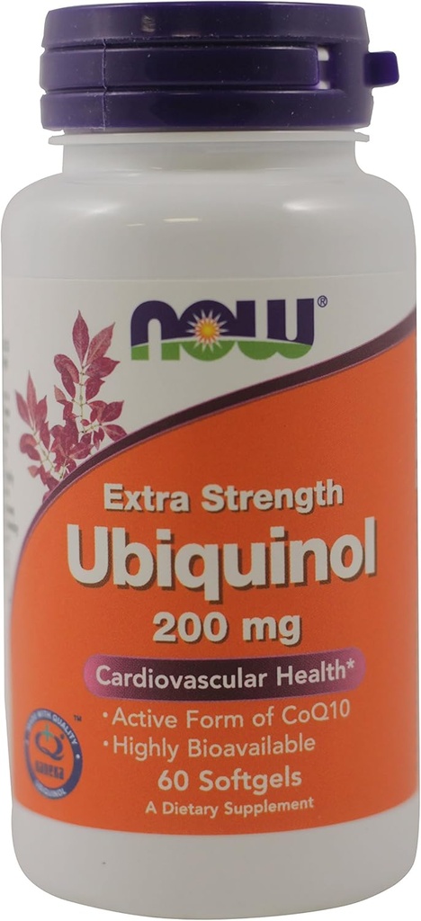 NOW Foods Ubiquinol - 200 mg - 60 Softgels