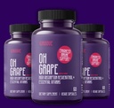 Oh Grape Resveratrol サプリメント 525 mg (60 カプセル) | サポート認知機能、心の健康及び免疫システム | 亜鉛、マグネシウム及び他の必須栄養素と動力を与えられる