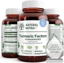 脳の健康のためのローズマリーと95%のクルミノidsのエキスの補足が付いている自然なNutraのターメリック・クルクミンは、記憶を高め、集中を改善します、Digestion 350のmg、30のビーガン タブレットを改良します