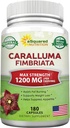 aSquaredの栄養のCaralluma Fimbriata 1200mg - 180のカプセル、自然なエキスの減量の食事療法の丸薬の補足、植物の根の食欲の抑制剤及び純粋なエネルギー ブースター、最高の強さの細いLeanの脂肪は燃えます