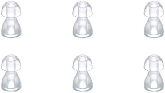 (6pcs/lot) 耳の先端のシリコーンの耳栓のドームを隠すこと BTE、ITE およびポケット聴覚の耳の芽の取り替え(小さいφ8mm)