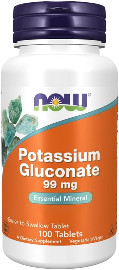 今食糧カリウムのグルコネート、100 CT