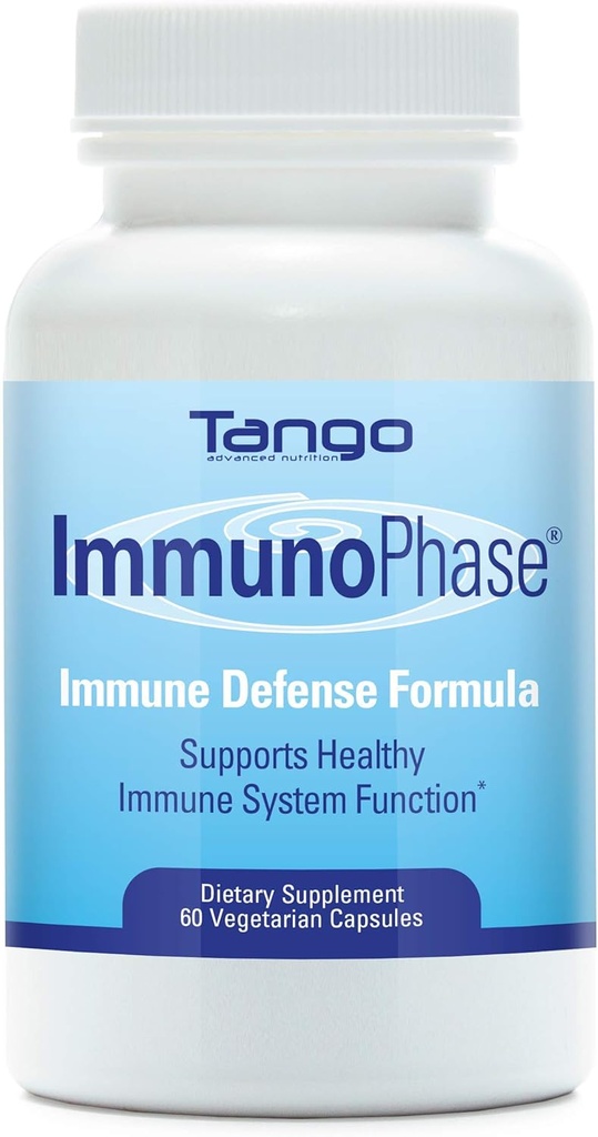 ImmunoPhase Natural Herbal Immune Support Supplement for Healthy Immune Function and Seasonal Health Challenges (60 Vegetarian Capsules)