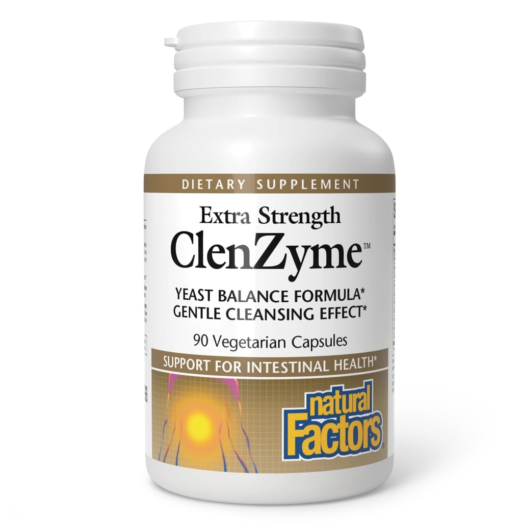 自然な要因、ClenZymeの余分強さのイースト バランスの方式、90のカプセル