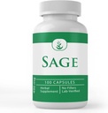 PURE ORIGINAL INGREDIENTS Sage, (100 Capsules), Always Pure, No Additives Or Fillers, Lab Verified