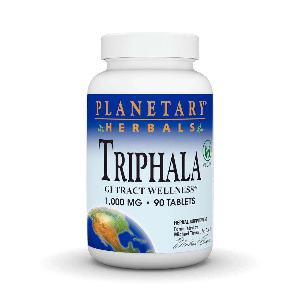 惑星の草の Triphala 1000mg - 90のタブレット