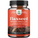 亜麻仁油1000mg Softgels - 心臓健康消化と脳サポートのための高効力の亜麻仁油Softgels - 冷間プレス有機亜麻仁工場ベースのオメガ3 6 9