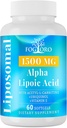 FogoroのアルファLipoicの酸1500の細胞エネルギーの生産のためのmg-Liposomal ALAの補足、脂質Metabolismの自由な放射性のスカベンジャー、60のSoftgels