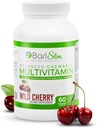 BariSlimの高度のChewable BariatricのMultivitaminのタブレット-胃のバイパスおよび胃の袖を含むポストのBariatricの外科手術のためのBariatricのビタミンそして補足 野生のチェリー(60の計算)