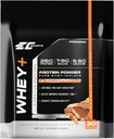 ECスポーツWhey +プロテインパウダー、チョコレートピーナッツバターミックスw /消化酵素 - 分離サプリメント、コラーゲンペプチドw /スイフトフォーム - 30サービング