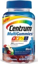 Centrum MultiGummies Men (150 Count, Natural Cherry, Berry, Apple Flavor) Multivitamin/Multimineral Supplement Gummies