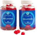 Snugell Melatonin Gummies 5 mg – 60 カウントの栄養補助食品 – ビーガンのためのベリーブレンド味, 非ウサギの形成, 非GMO, ペクチンベースの, グルテンフリー – 米国製 (2)