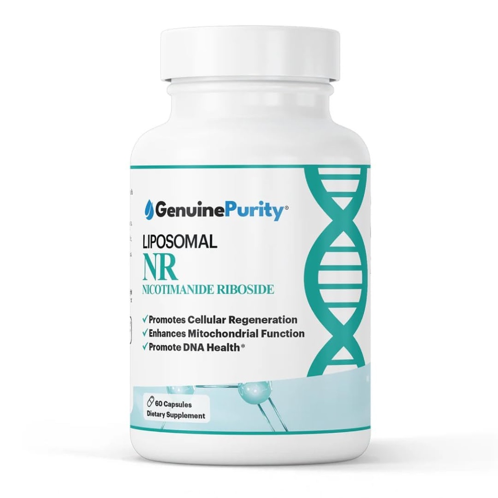 リポソーム NR 300mg ニコチンアミド リボシド サプリメント | セルラーエネルギーとミトコンドリア機能の高度な NAD ブースト | グルテンフリー、ビーガン、米国製、非GMO | 60 カプセル