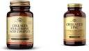 有機コラーゲンHyaluronic酸コンプレックス、30錠 - 加水分解コラーゲンタイプ2 - ヘルプ&ケレート亜鉛、250錠 - 健康な肌のための亜鉛 - セルの成長とDNAフォーメーションをサポート