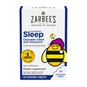 Zarbeeの子供のMelatoninのChewableタブレット、1mgのMelatoninの薬物なし及び有効な睡眠の補足、自然なブドウの味、人工的な甘味料かダイス、Glutenの自由な年齢3+、50のct