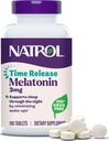 NatrolのMelatoninのタイムード・リリースのタブレット、100の計算(3)のパック