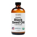 黒種子油 有機冷間プレス未精製ガラス瓶 | USDA 認定有機黒カミン種子油 | ハイティモキノンオメガ 3 6 9 | 免疫サポート、ジョイント、消化、ヘア&スキン用 | 8 Fl oz