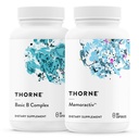 THORNE - ベーシックBコンプレックス(60カプセル)&Memoractiv(60カプセル)バンドル - 脳の健康、細胞エネルギー生産と焦点をサポート - グルテンフリー、乳製品無料