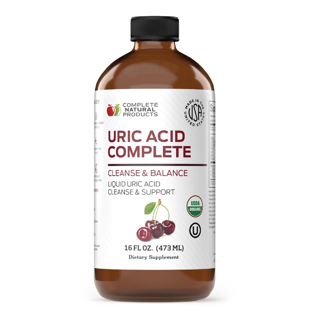 完全な自然なプロダクトUricの酸の完了 - 16ozの液体の補足はUricの酸のクレンジング、Apple Cider Vinegar、タルトのチェリーおよびビートの根が付いている腎臓の健康及び循環を支えます。