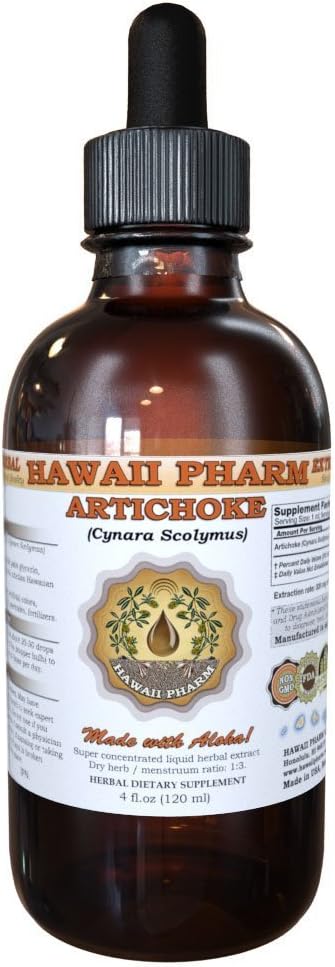 Artichoke Liquid Extract, Organic Artichoke (Cynara scolymus) Tincture 4 oz