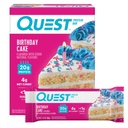 Questの栄養の誕生日のケーキの蛋白質棒、20g蛋白質、4g純炭水化物、1g砂糖、グルテンフリー、Ketoの友好的、4の計算