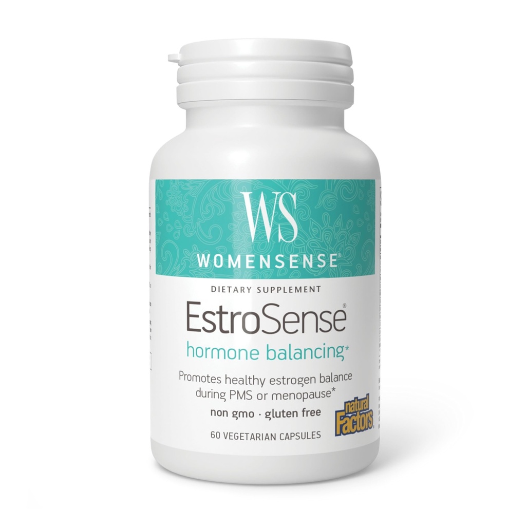自然な要因によるWasSenseのエストロゲン、PMSまたはMenopauseのエストロゲンそしてホルモンのバランスを支える自然な補足、ビーガン、非GMO、60のカプセル